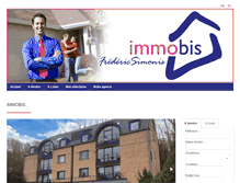 Tablet Screenshot of immo-bis.be